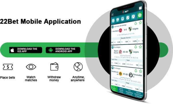 22bet mobile app